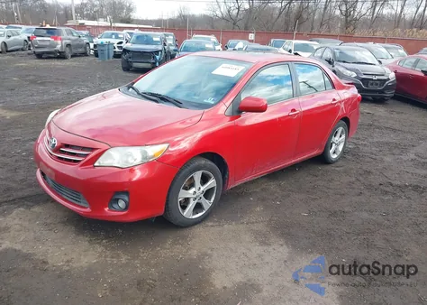 2013 Toyota Corolla Le из США, поврежденный, VIN 2T1BU4EE3DC005875
